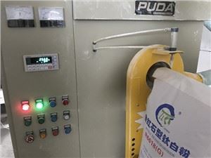 Empaquetadora de polvo de pulido de 25 kg