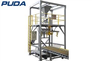 Máquina empacadora de bolsas de toneladas para material a granel y en rodajas